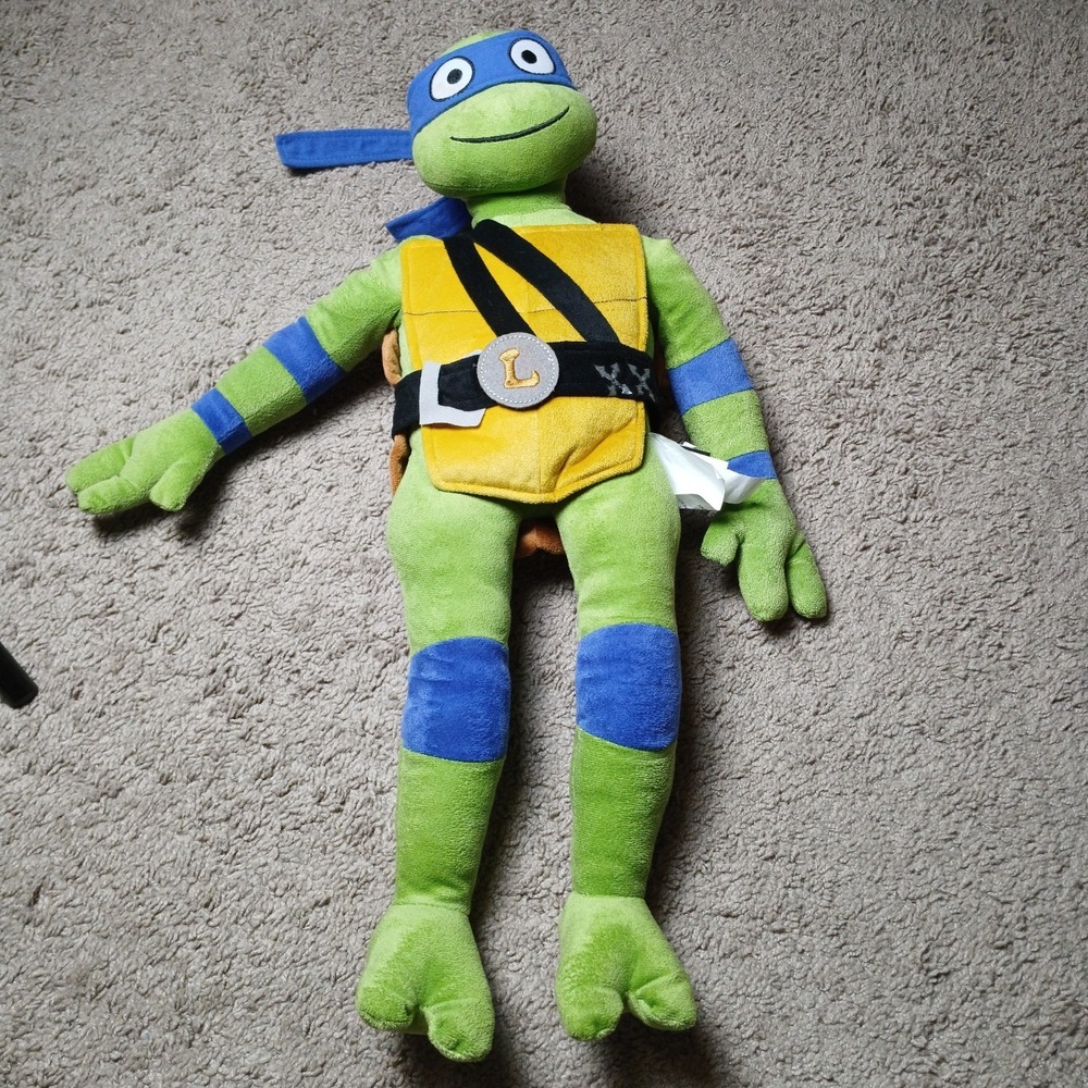 2023 Teenage Mutant Ninja Turtles Mutant Mayhem 24" Pillow Buddy Blue‎ LEO- PL4